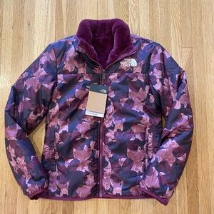 The North Face Reversible Mossbud Swirl Insulated Jacket Girls' NWT Floral Large